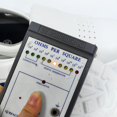 Sepatu Keselamatan Ujung Baja Antistatis ESD PU Outsole Industrial Cleanroom