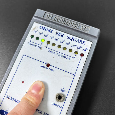 Lembaran Plastik PP Frosted Hitam ESD Partisi PP Anti Statis