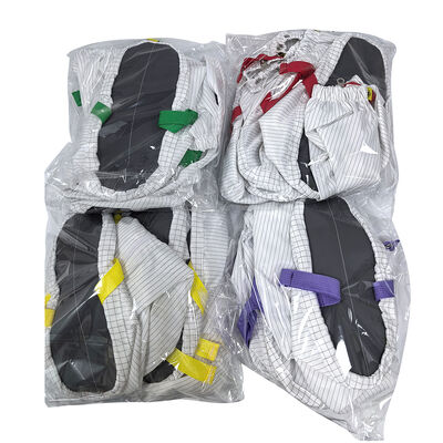 Cleanroom ESD Anti Static Soft Soled Shoes Long Tube bebas debu