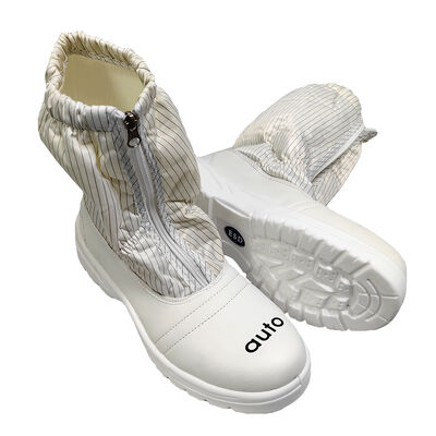 Sepatu pendek tabung komposit Sponge Antistatic ESD putih