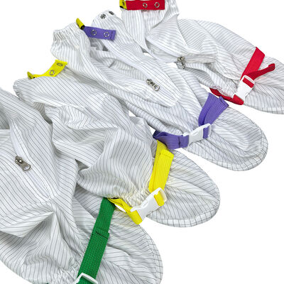 5cm Stripe Cleanroom Hipalon Sol Anti-slip Anti-statis Sepatu tahan debu