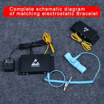 Penguji Tali Pergelangan Tangan ESD Online Monitor Ganda Antistatis 209-2