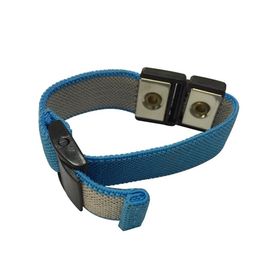 Aman Dual Wire Adjustable Woven Anti Static Strap Esd Produk Dengan Gesper 4 MM