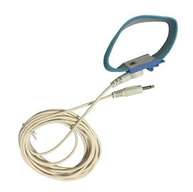 ESD Safe Anti Static Wrist Strap Dual Wire Adjustable Woven Dengan Gesper 4 MM