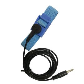 ESD Safe Anti Static Wrist Strap Dual Wire Adjustable Woven Dengan Gesper 4 MM