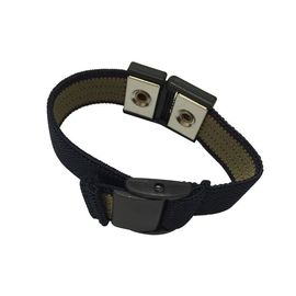 Aman Dual Wire Adjustable Woven Anti Static Strap Esd Produk Dengan Gesper 4 MM