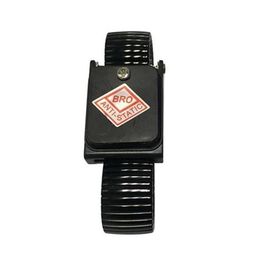 1 Meg Ohm Resistor ESD Aman Perak Hitam Biru Logam Tali Pergelangan Tangan Anti-statis Tanpa Kabel