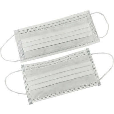 Masker Wajah 3 Ply Nonwoven Sekali Pakai Putih Untuk Cleanroom