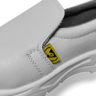 Cleanroom ESD Antistatic White Steel Toe Sepatu Safety Bernapas Sepatu ESD Anti-Statis