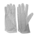 ESD Antistatic Stripe PU Palm Coated Gloves untuk Cleanroom