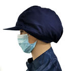 Cleanroom Electronic Working Blue TC Polyester Cotton Cap ESD Topi Antistatik