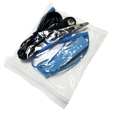 Kain Konduktif ESD Wrist Strap Grounding Wire Suit Untuk ESD Mat