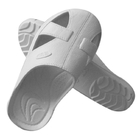 SPU ESD Antistatik 4 Lubang Sepatu Sandal Cleanroom Putih Hitam Biru