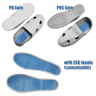 Industrial PU Sole ESD Safety Shoes Perlindungan Antistatik