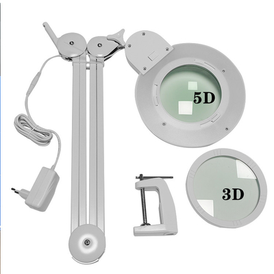 Alat Aman ESD Lampu Kaca Pembesar LED Siang Hari 5600K - 6000K