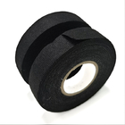 Black Super Viscosity Automotive Wiring Harness Tape Untuk Industri Otomotif