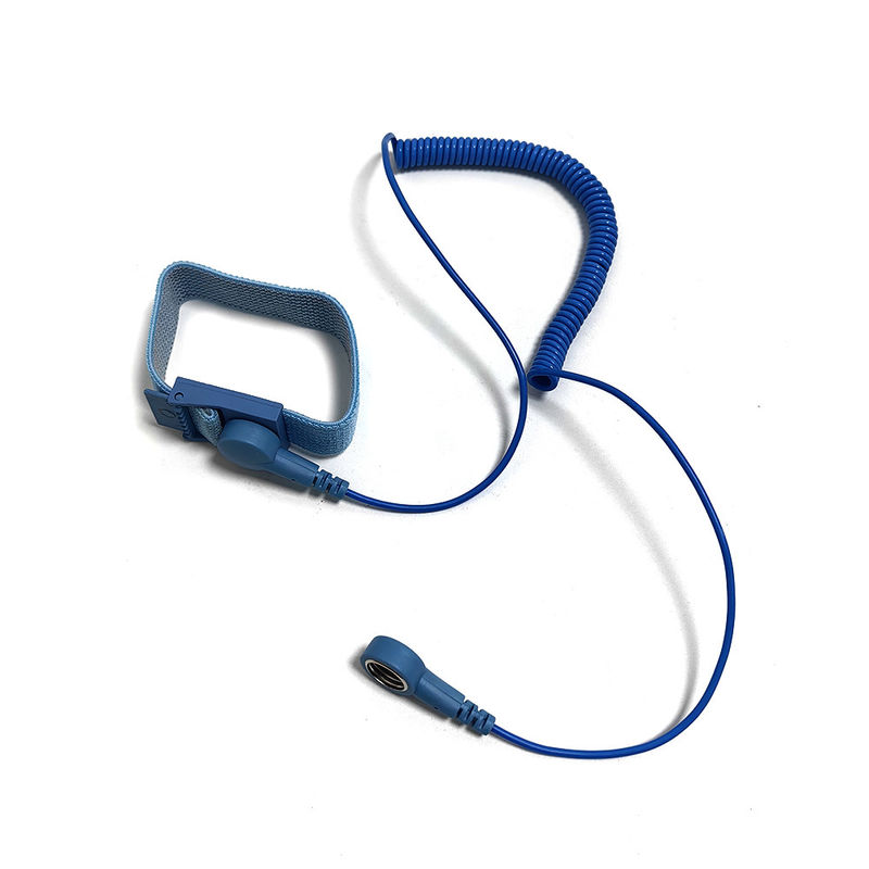 1.8M ESD Antistatic PVC Double Headed Buckle Wrist Strap Untuk penggunaan bengkel area antistatik