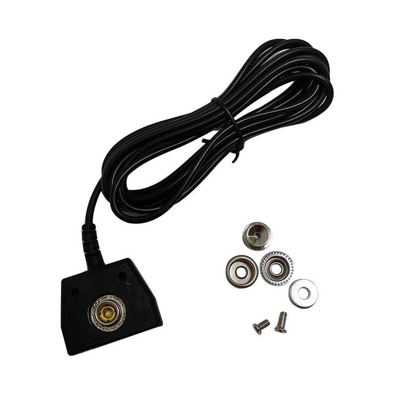 Anti-statis Dual Hole Grounding Wire untuk ESD Wrist Strap atau Rubber Mat