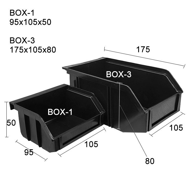 Lint Free ESD Parts Storage Bin untuk penggunaan industri untuk elektronik