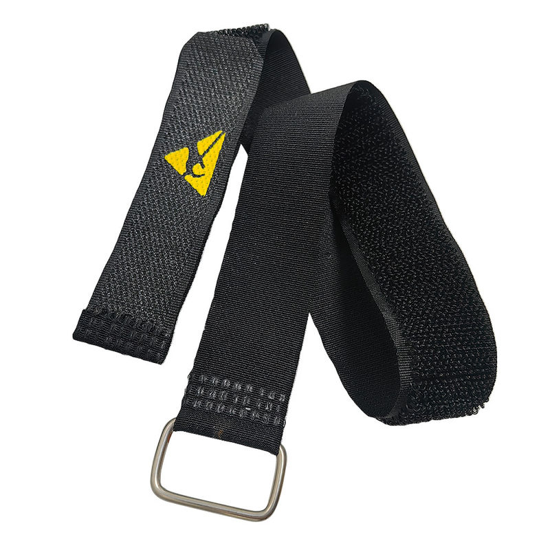 ESD Anti Static IC Strap Nylon Anti-Static Reverse Buckle Strap Produk Elektronik Dikemas