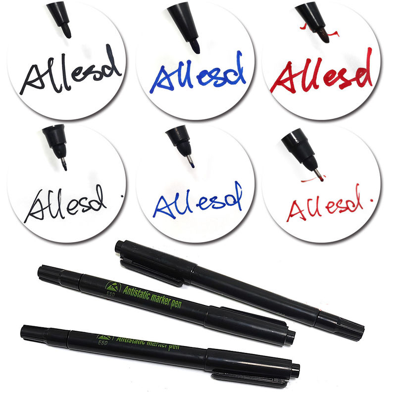Tinta Warna Kantor Alat tulis Kamar Bersih Pen Pen Marking Pen Isi ulang ESD Antistatik Pen Marker