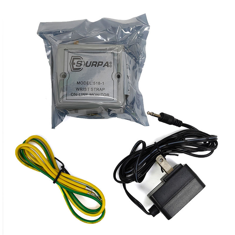 Authentic SURPA 518-1 Electrostatic Ring Online Monitor Anti-statis Pergelangan tangan Alarm Grounding Monitor