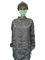 Biotech / Pharmaceutical Industries ESD Coverall Stand Up Collar Dengan Hood