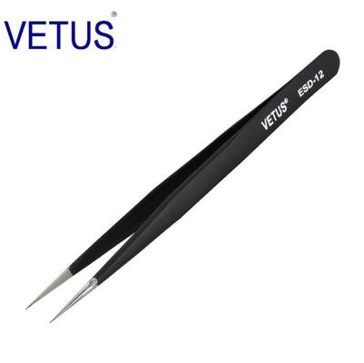 Pinset Plastik ESD Esd Presisi Aman AISI 302 Panjang Bahan 110 - 140mm