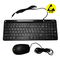 Set Mouse Keyboard Berkabel Antistatik Hitam ESD Untuk Lab Cleanroom