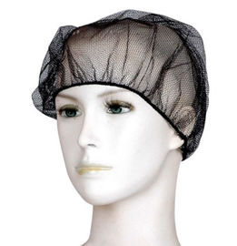 100% Nylon Cleanroom Consumables Disposable Mesh Cap Hair Net Cap Untuk Layanan Makanan