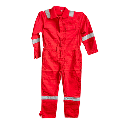 High Gloss Reflective Strip Jumpsuit Bernafas Pakaian Kerja Pelindung