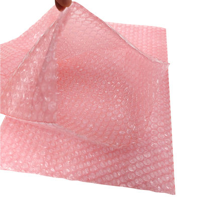 Red ESD Bubble Bag Anti Static Double Sided